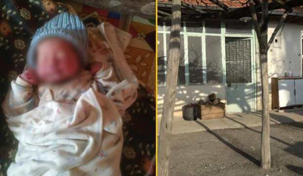 Kapısının önünde kordon bağı kesilmemiş bebek buldu