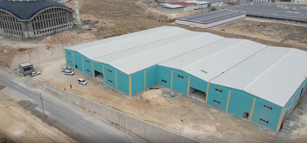 Haliliye'de inşası devam eden fabrikanın son hali