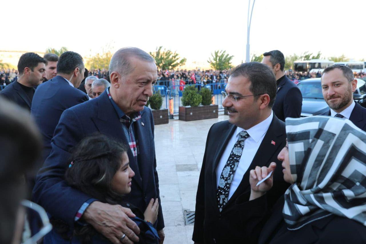Cumhurbaşkanı Recep Tayyip Erdoğan ile Haliliye Belediye Başkanı Mehmet Canpolat
