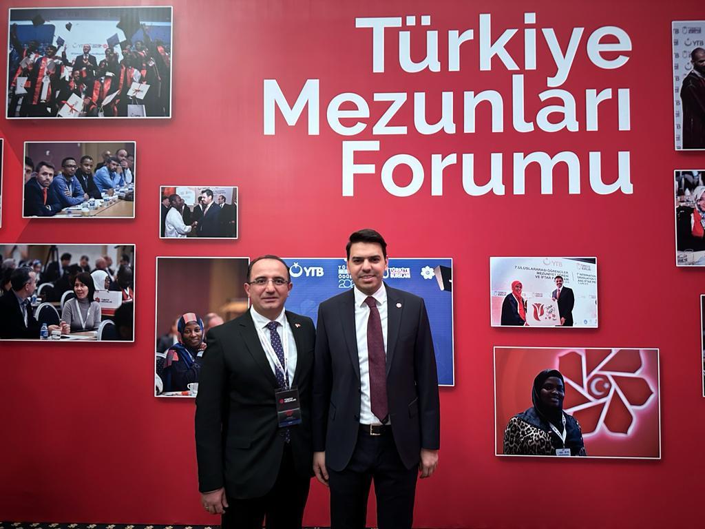 Haber7 Genel Yayın Yönetmeni Osman Ateşli, Yurtdışı Türkler ve Akraba Topluluklar (YTB) Başkanı Abdullah Eren