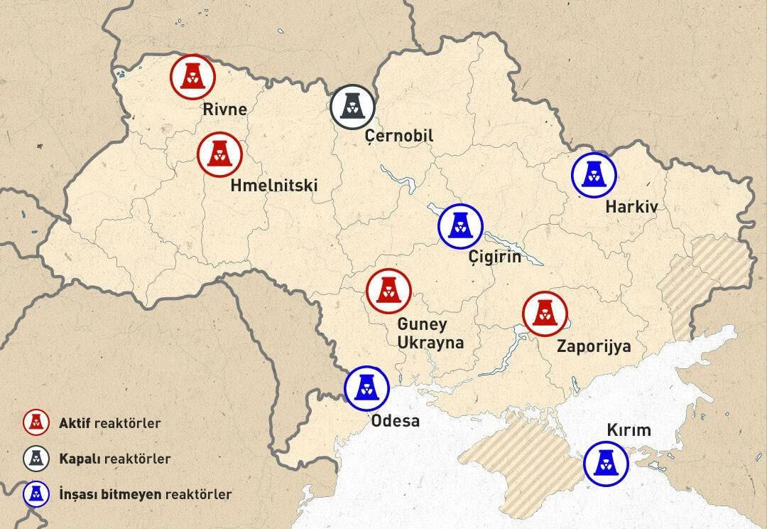 Ukrayna'daki nükleer santrallerin durumu