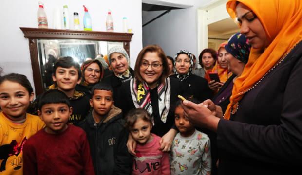 Başkan Fatma Şahin, Doğalgaz Yardım Projesinden yararlanan evleri ziyaret etti