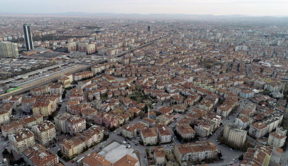 Konya'nın havadan görüntüsü