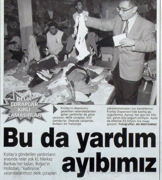 12 Ekim 1999 tarihli Sabah gazetesi