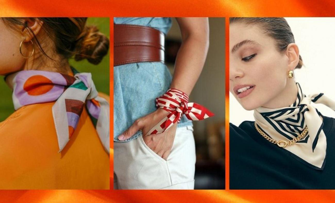 Yaz modasında çarpıcı etki: Fular kullanma sanatı!