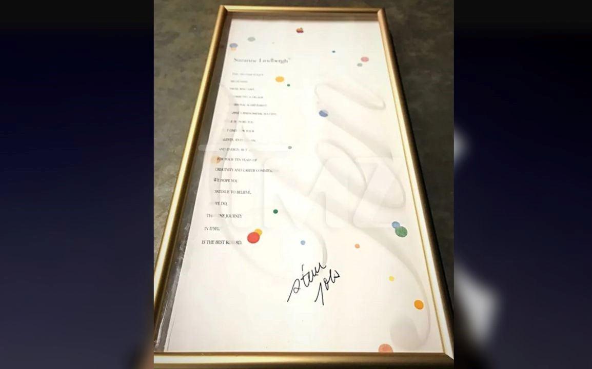 2000 yılında Steve Jobs tarafından imzalanan 10. yıl dönümü mektubu