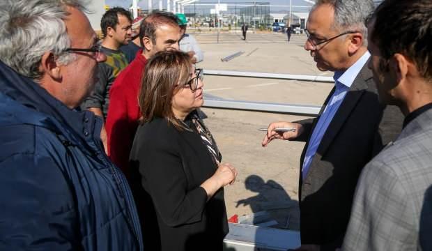 Başkan Fatma Şahin, Nurdağı'nda çalışmaları inceledi