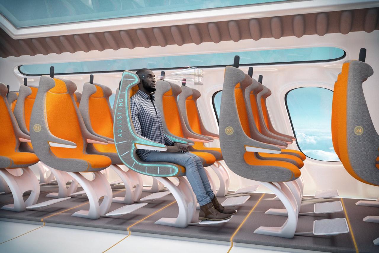 Seyahata uygun yeni koltuklar ve içeriğin direkt gözlere aktarıldığı yeni nesil teknoloji