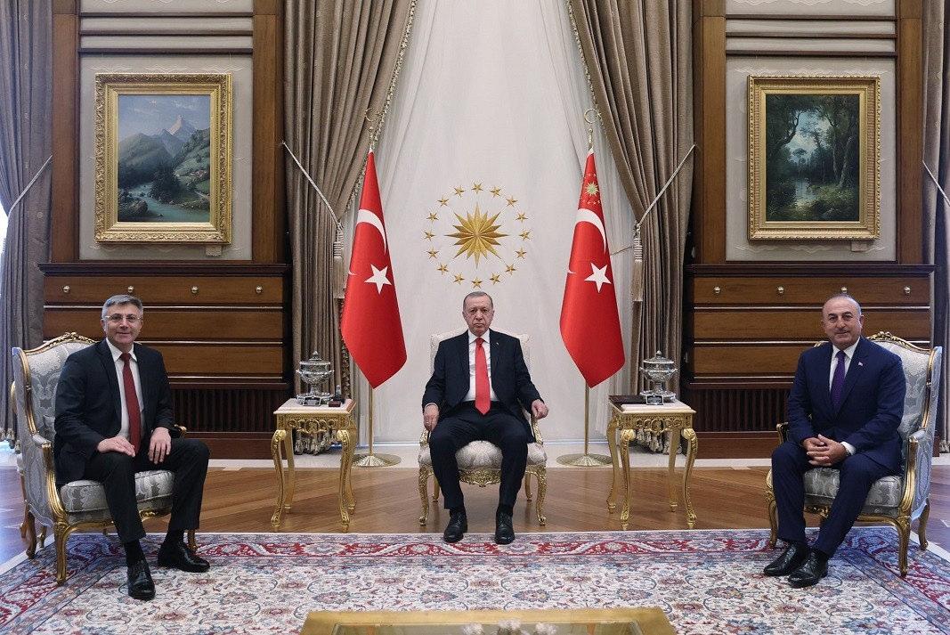 2 Ağustos 2022: Erdoğan-Karadayı görüşmesine Çavuşoğlu da katılmıştı.