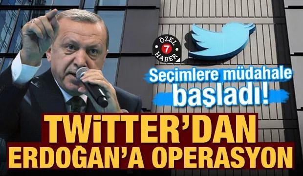 Twitter'dan Erdoğan'a Operasyon | Haber7.com
