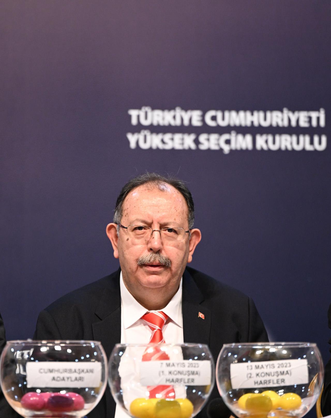 YSK Başkanı Ahmet Yener.