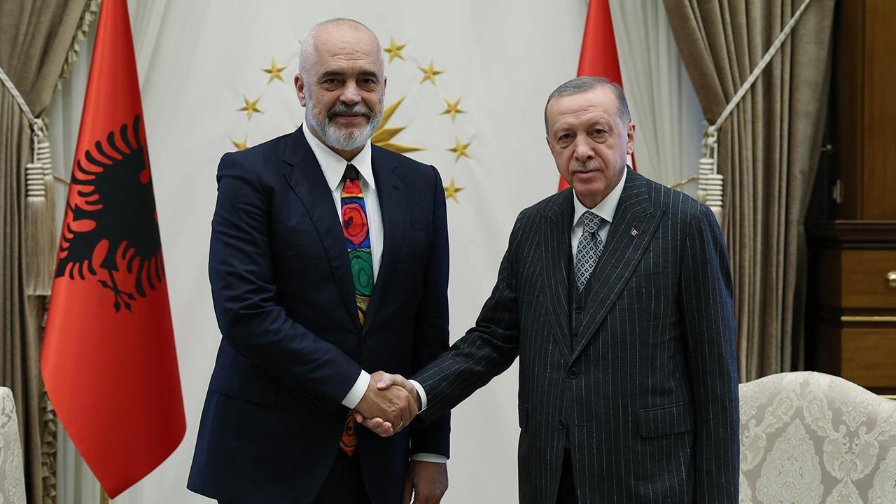 Arnavutluk Başbakanı Edi Rama ve Cumhurbaşkanı Erdoğan