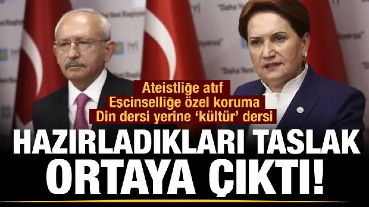 (CHP, İYİ Parti ve HDP'nin 'Federasyon Anayasası' hazırladığı ortaya çıktı)