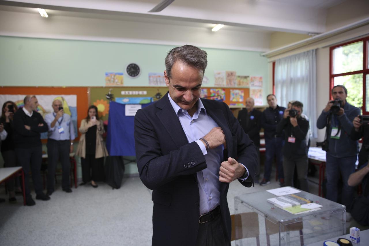 Yunanistan Başbakanı ve Yeni Demokrasi Partisi Lideri Kiryakos Miçotakis
