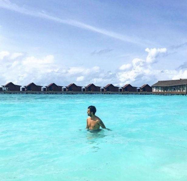 Neçirvan Buldan'ın Maldiv tatili