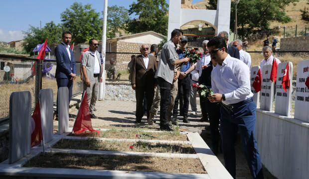 36 yıl önce PKK'lı teröristlerin katlettiği 30 kişi törenle anıldı