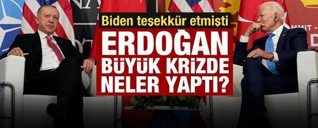 Biden teşekkür etmişti! Erdoğan tahıl krizinde neler yaptı? | Haber7.com