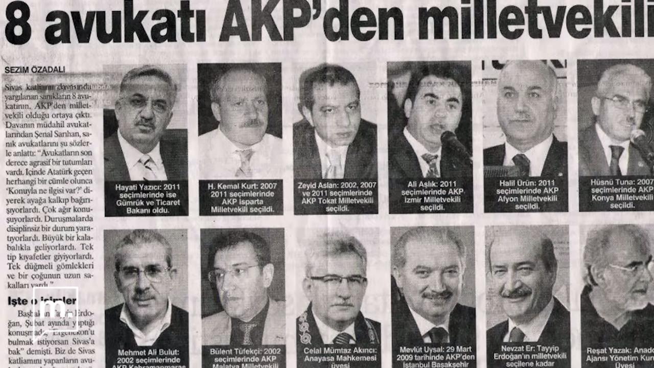 Haberde Mehmet Ali Bulut'un hem Sivas davası avukatı hem de AK Parti milletvekili olarak ismi ve fotoğrafı yer alıyor. Oysa Mehmet Ali Bulut hukukçu değil, edebiyatçı yazar. Haber ise yalan.