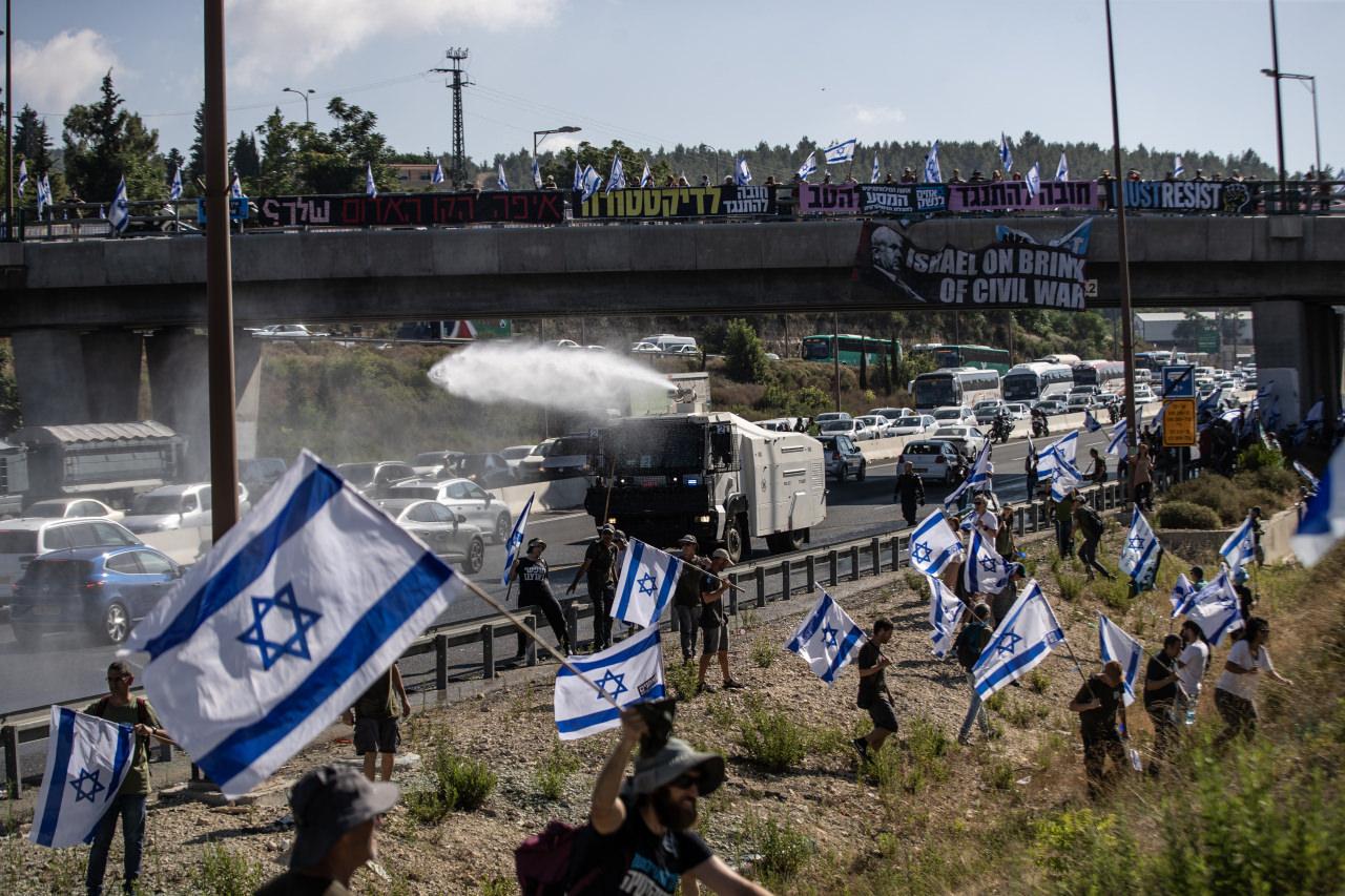 Netanyahu hükümetinin yargı düzenlemesi her gün protesto ediliyor.