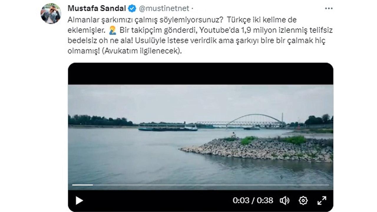 Mustafa Sandal'ın sosyal medya paylaşımı