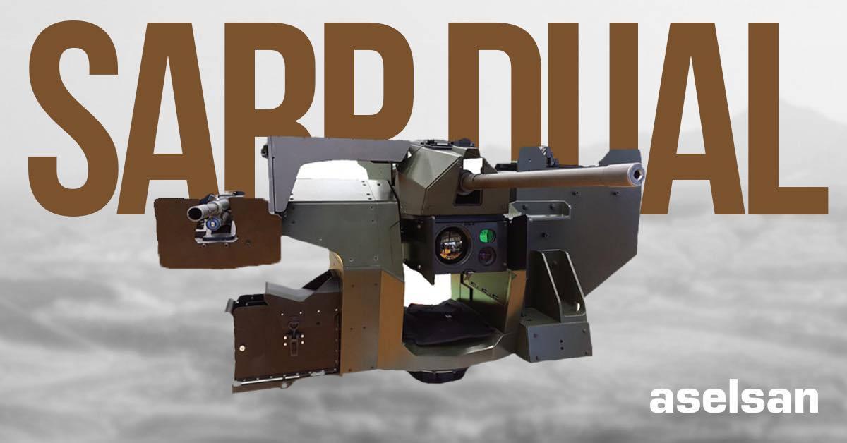 SARP-DUAL Uzaktan Komutalı Stabilize Silah Sistemi