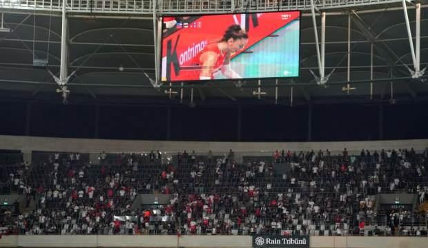 Dolmabahçe’de milli maç heyecanı!