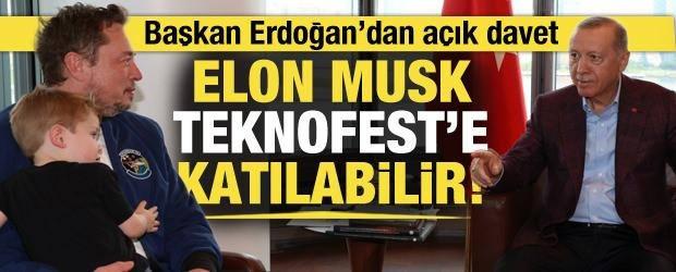 Cumhurbaşkanı Erdoğan'dan Elon Musk'a TEKNOFEST daveti! | Haber7.com