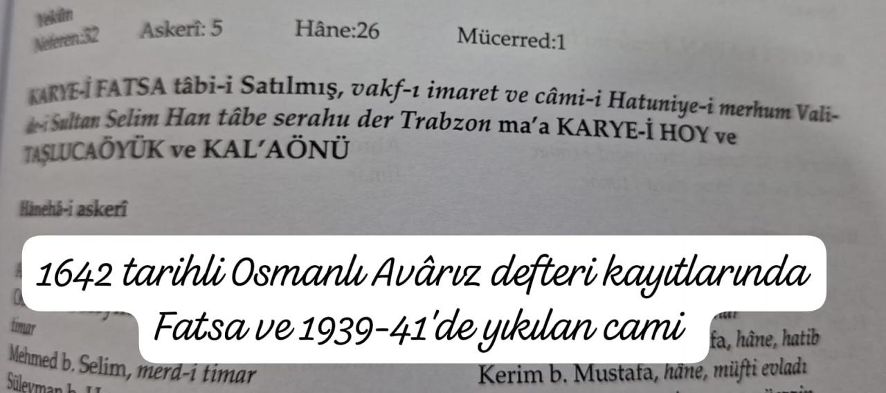 Evliya Çelebi'nin Seyahatnamesinde ve Osmanlı Avarız defterinde camiinin varlığından söz ediliyor...