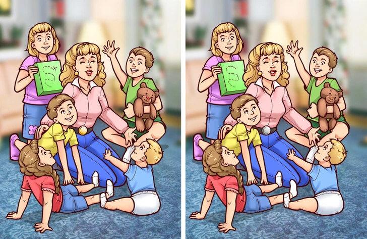 Farkları bulun: İki resim arasındaki 7 farkı 15 saniyede bulabilir misin?