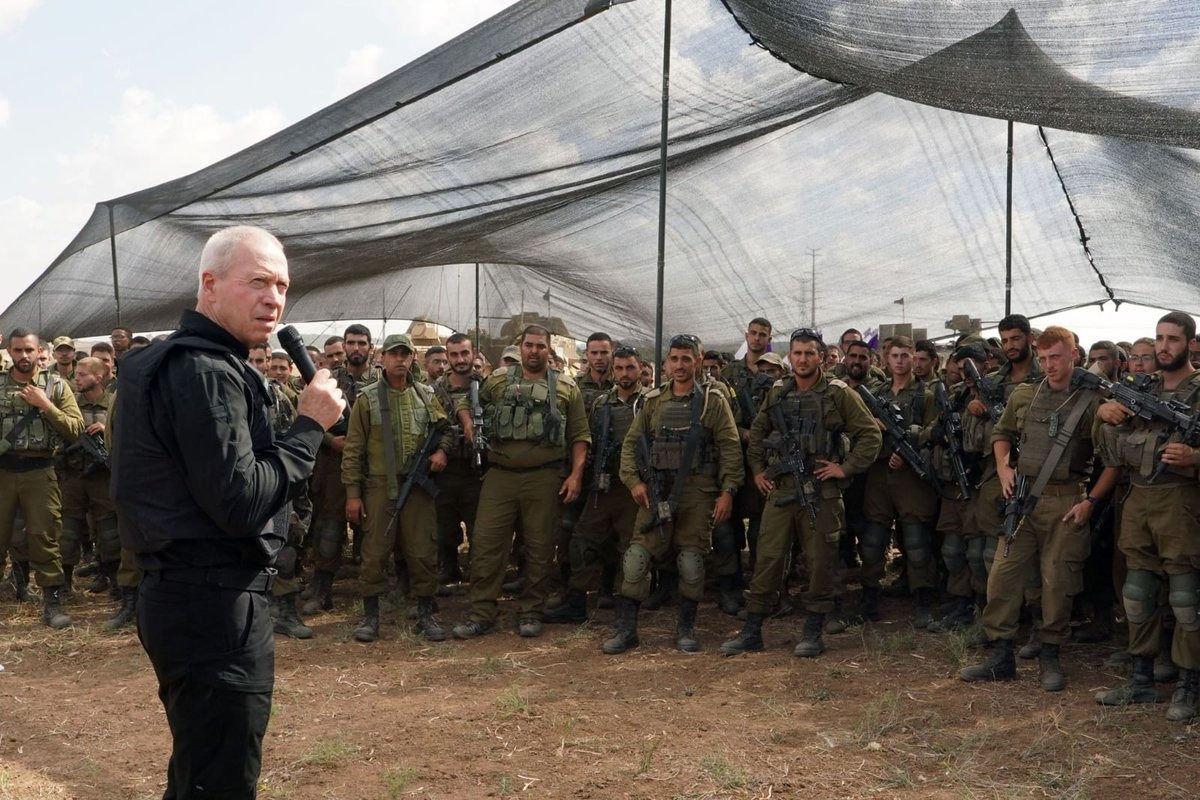 İsrail Savunma Bakanı Yoav Gallant, Gazze sınırında