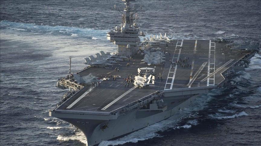 ABD uçak gemisi USS Dwight D. Eisenhower grubu, halihazırda Doğu Akdeniz'de bulunan USS Gerald R. Ford uçak gemisi grubuna ilave güç olarak bölgeye yönlendirildi.