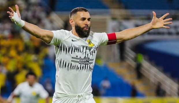 Benzema, Al-Taawon maçına damga vurdu!