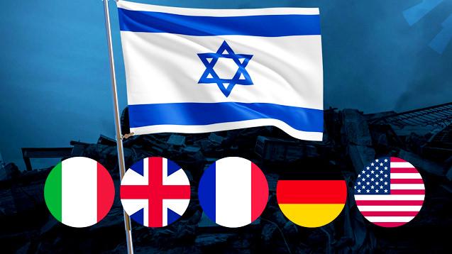 ABD, Fransa, İtalya, Almanya, İngiltere ve Kanada'dan skandal İsrail bildirisi!