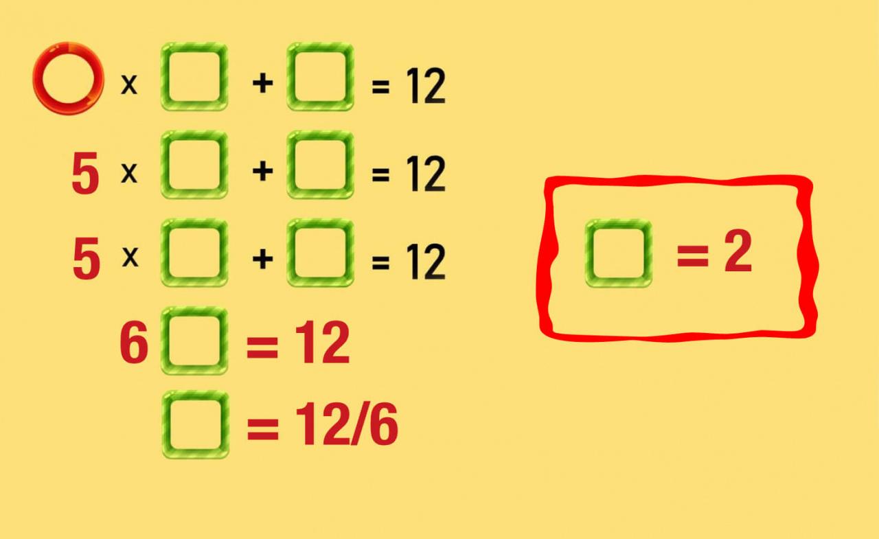 Zekânızla herkesi alt edin: 30 saniye içerisinde denklemleri tamamlayarak üçgenin değerini belirleyebilir misiniz?