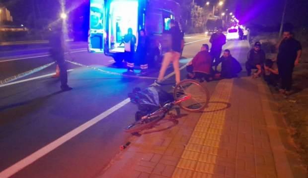 Bisikletten düşen adam öldü