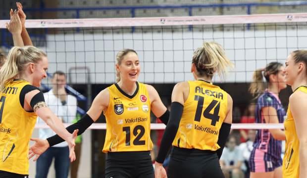 VakıfBank set vermeden kazandı!