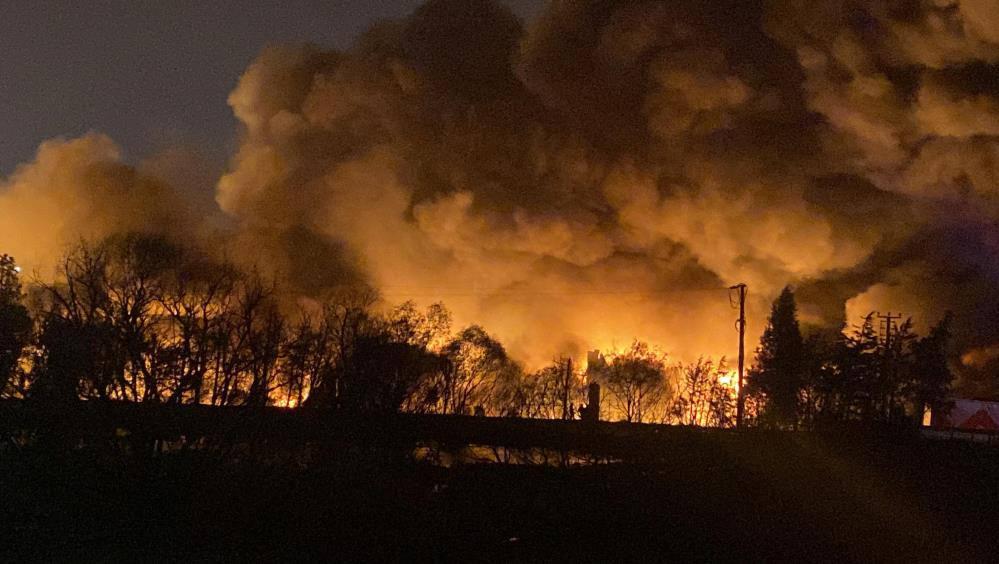 Gebze'de palet fabrikasında yangın! - Resim : 1