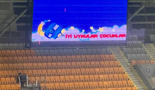 Başakşehir&rsquo;den ilgin&ccedil; tepki! 'İyi uykular &ccedil;ocuklar'