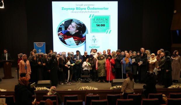 Engelli yazar Zeynep Özdamarlar, okurlarıyla buluştu