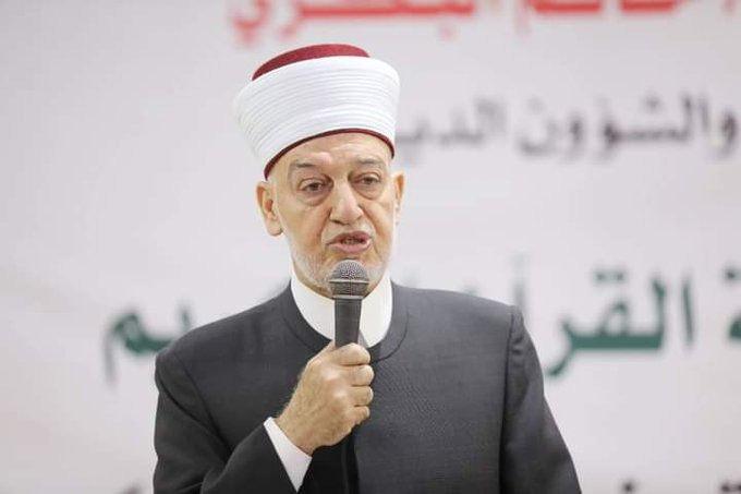 Eski Filistin Vakıflar ve Din İşleri Bakanı ve Mescid-i Aksa Hatibi Şeyh Yusuf Cuma Abdulhadi Selame