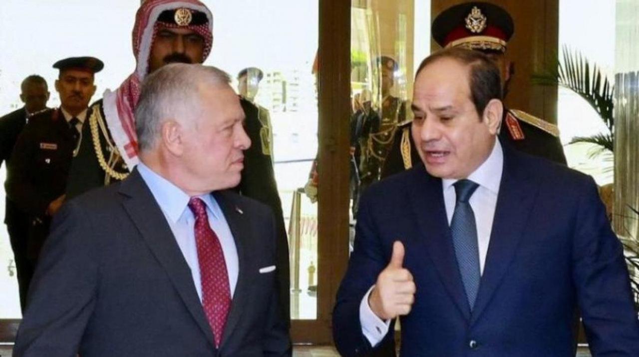 Mısır Cumhurbaşkanı Sisi ve Ürdün Kralı 2. Abdullah
