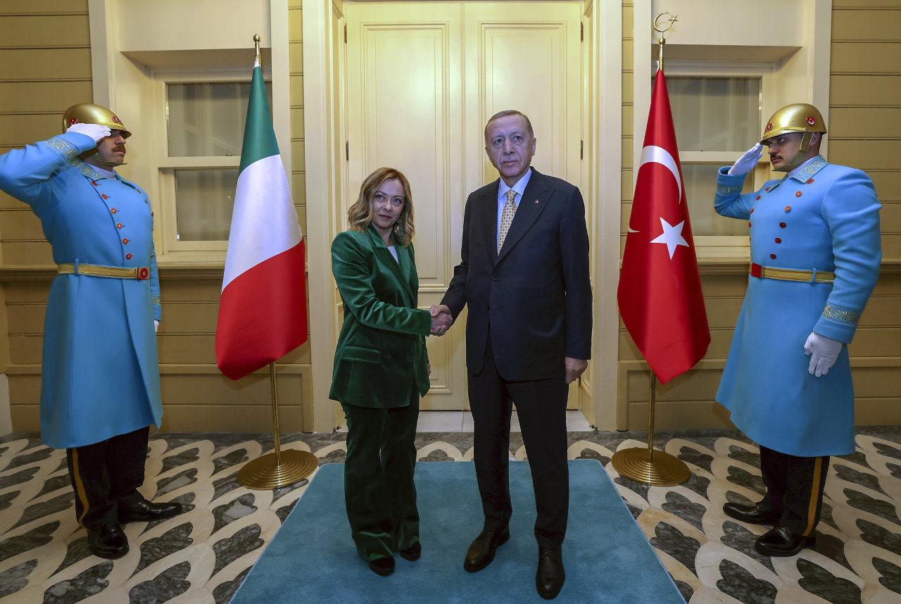 Erdoğan, İtalya Başbakanı Meloni'yi kabul etti! Bir ilk gerçekleşti