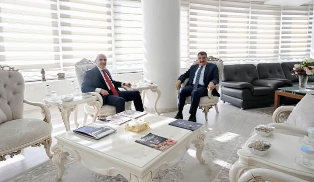 Sami Er, Başkan Gürkan ile bir araya geldi