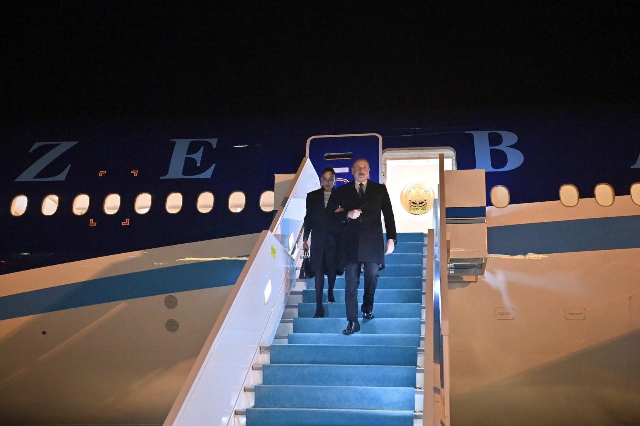 İlham Aliyev, Cumhurbaşkanı Erdoğan'ın daveti üzerine Türkiye'ye geldi