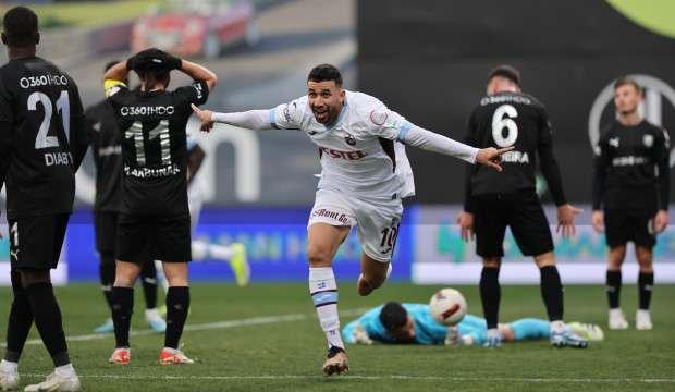 Trabzonspor'a galibiyet için beş dakika yetti