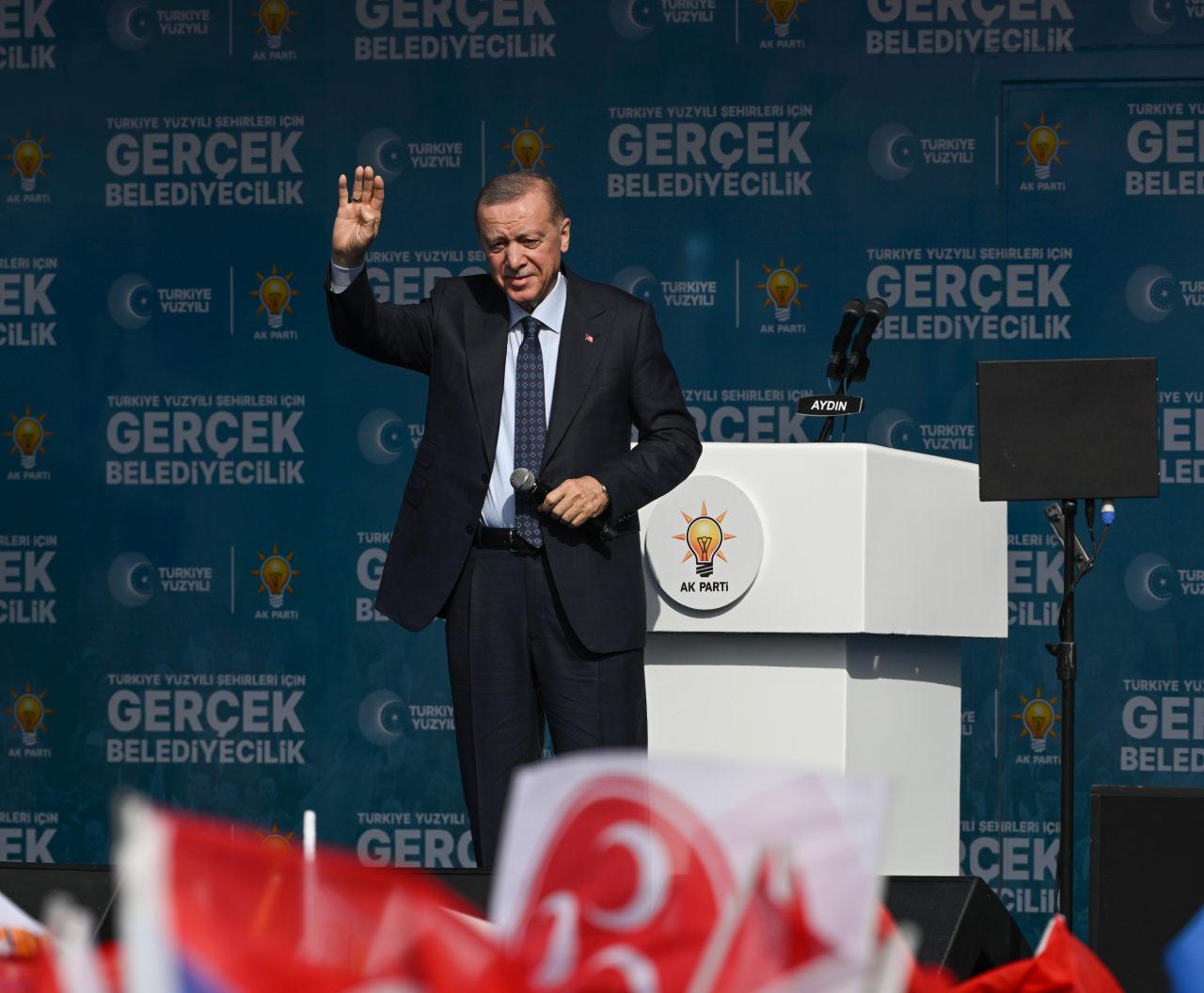 Cumhurbaşkanı Recep Tayyip Erdoğan Aydın'da.