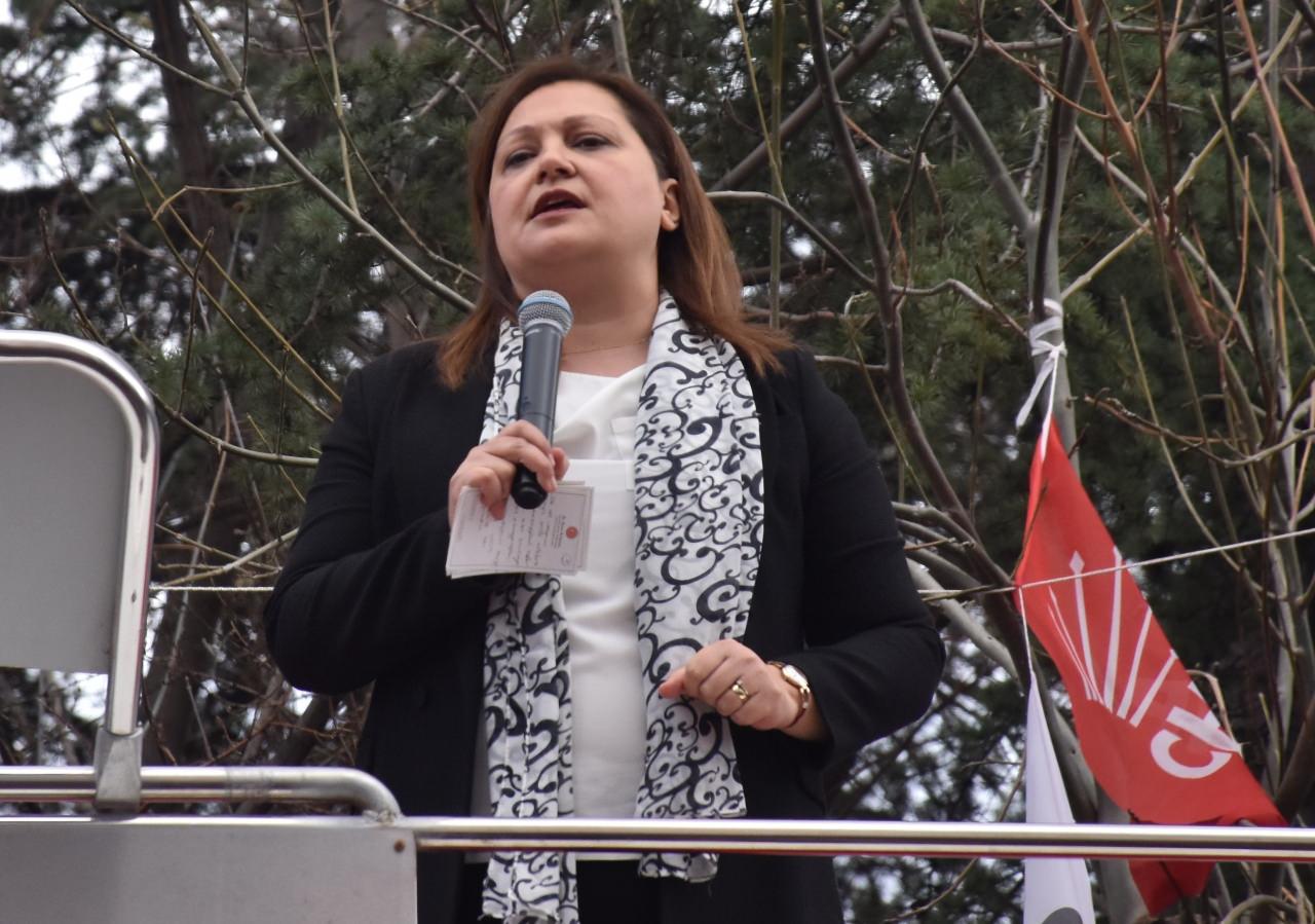 CHP Afyonkarahisar Belediye Başkan Adayı Burcu Köksal.