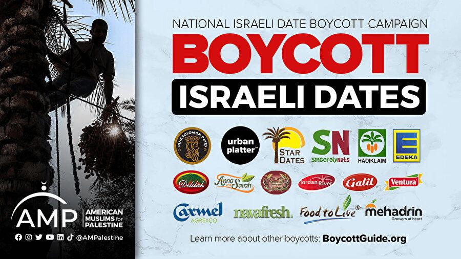 Filistin İçin Amerikalı Müslümanlar hareketi 12 İsrail firmasını boykot çağırısında bulundu