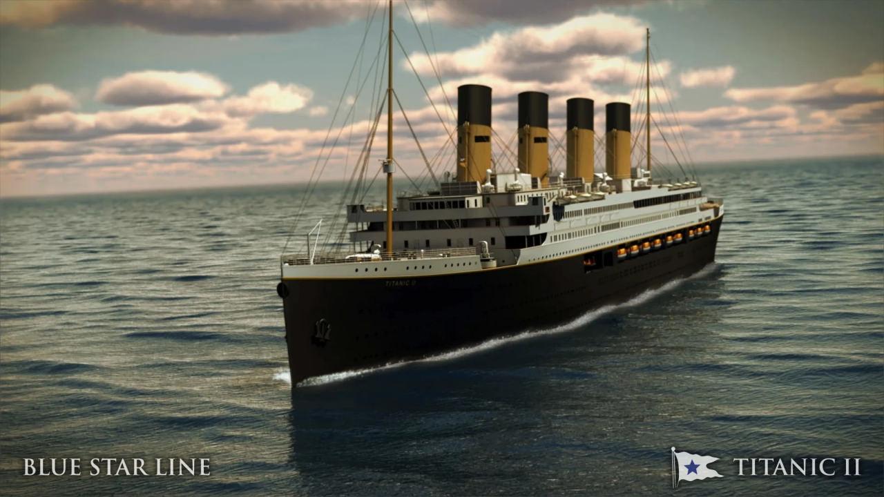 Titanic II projesinden görüntüler