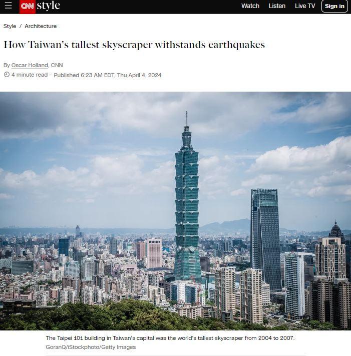 CNN: Tayvan'ın en yüksek gökdeleni depremlere nasıl dayanıyor?